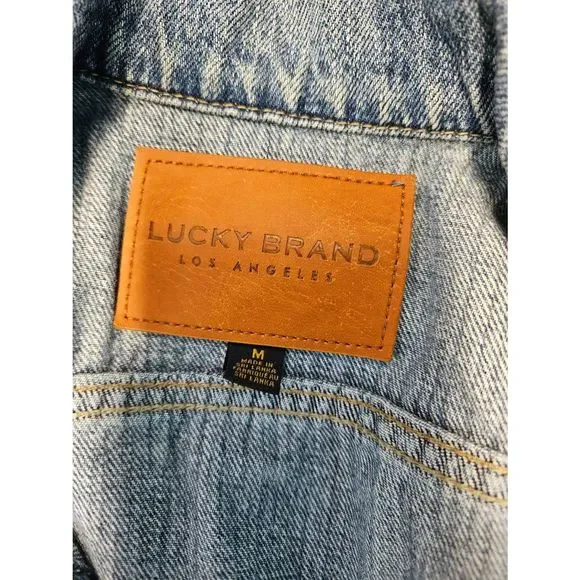 Lucky Brand Jean Jacket Women's Size Medium - Picture 10 of 12